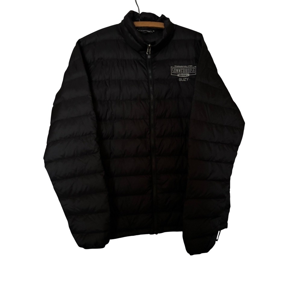 Port Authorityโ Womens M Down Puffer Jacket Custom Logo Gorpcore Hiking Camping